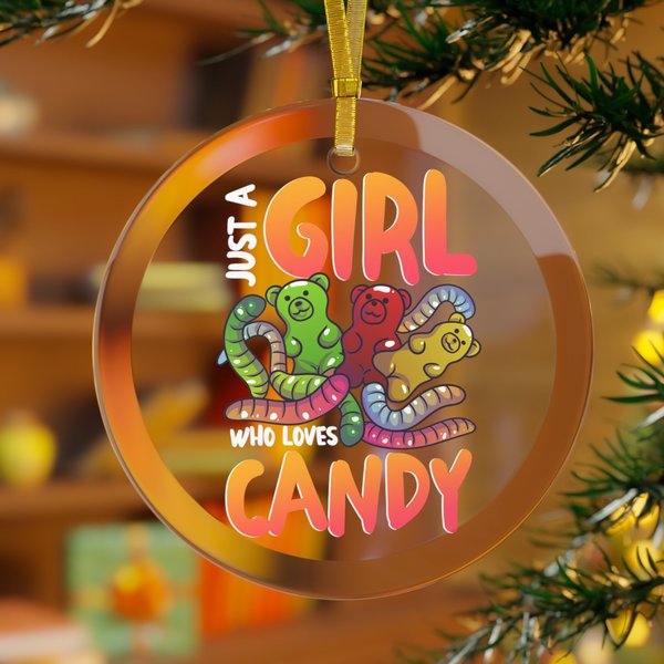 Candy Ornament, Just A Girl Who Loves Candy, Candy Gifts-image