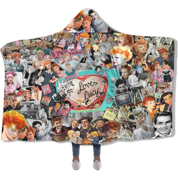 I Love Lucy, Nostalgic Hoodie Blanket-image
