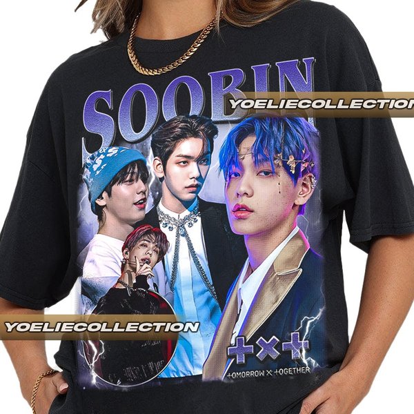 Limited Soobin Txt Vintage T-Shirt,Twice Shirt Gift T-Shirt-image