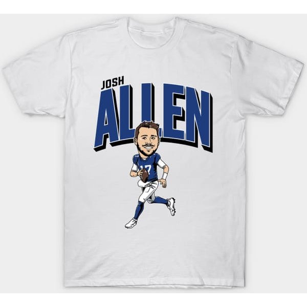 Josh Allen Caricature - Josh Allen - T-Shirt-image