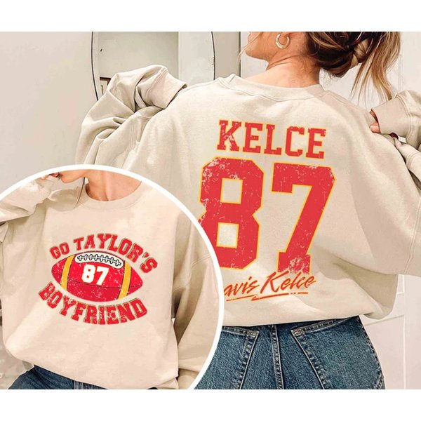 Go Taylors Boyfriend Shirt, Swift Kelce Shirt, Vintage Swift Sweatshirt-image