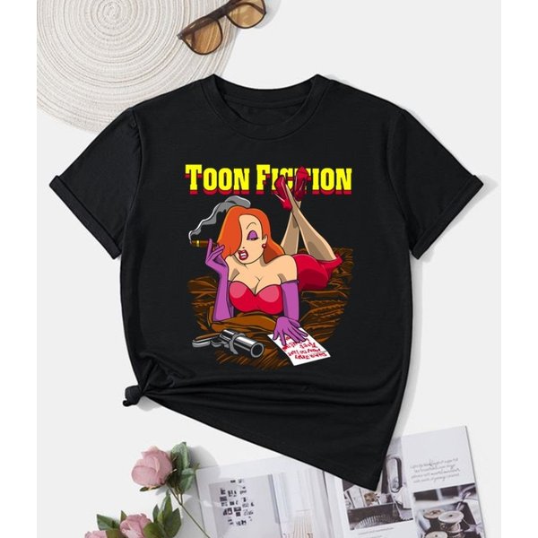 Rabbit Toons Jessica Roger Rabbit T Shirt-image