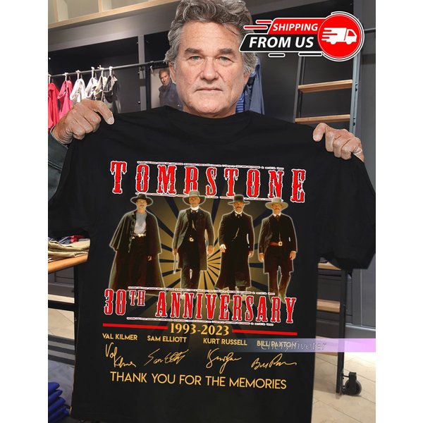 Tombstone 30Th Anniversary 1993-2023 Thank You T-Shirt-image