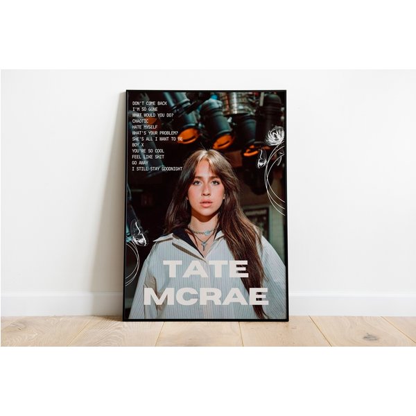 Tate Mcrae Graphic Poster, Tate Mcrae Beautiful Poster-image