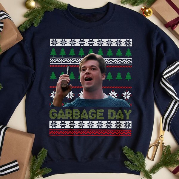 Garbage Quote Ugly Christmas Silent Deadly Night-image