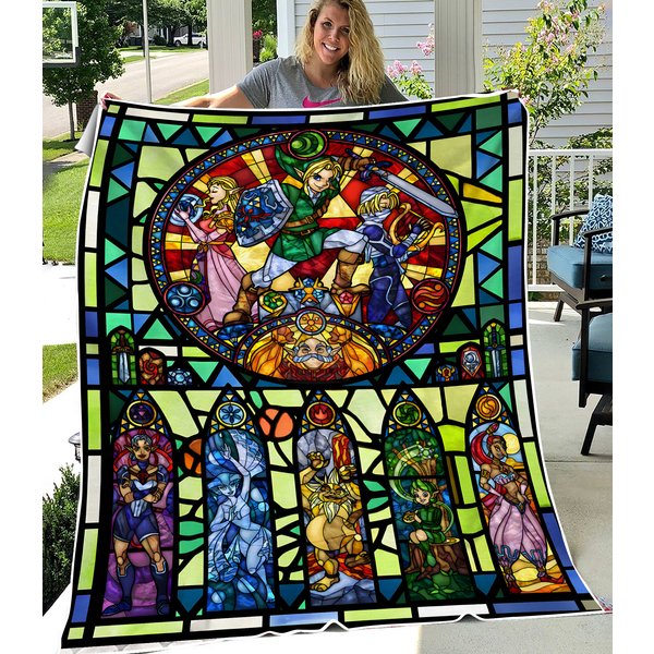 Legend Of Zelda Fleece Blanket-image