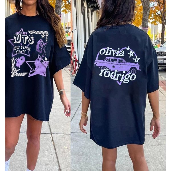 Olivia Rodrigo Guts Shirt, Olivia Rodrigo Guts Tour T-Shirt, Concert Shirt-image