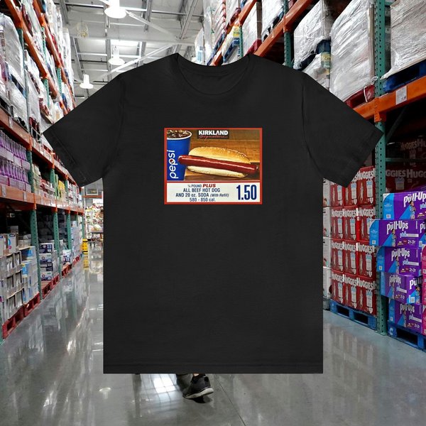 Costco Kirkland Hotdog Glizzy Combo Unisex Shirt-image