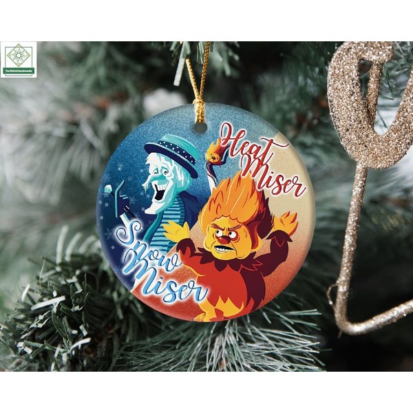 Heat And Snow Miser Ornament, Snow Miser Christmas Ornament