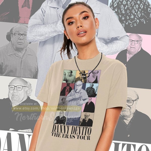 Danny Devito Tour Shirt Cool Fan Art T-Shirt 90S Poster 492 Tee-image