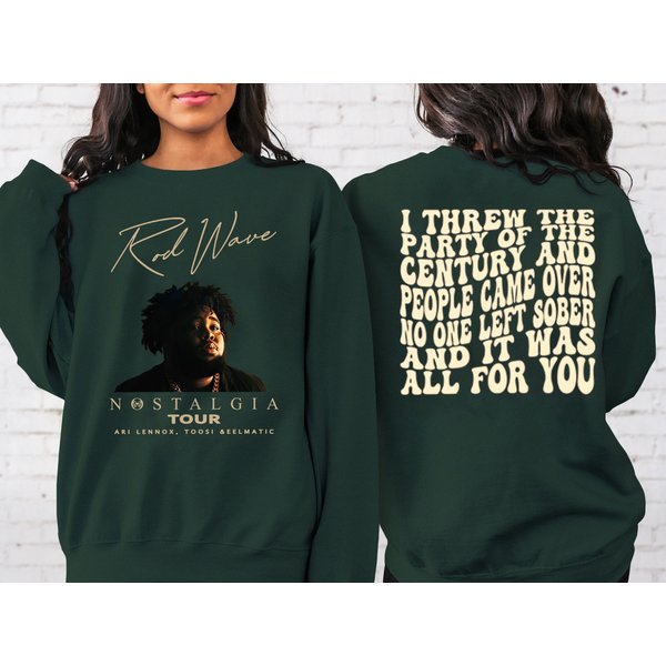 Rod Wave Nostalgia Tour 2 Slide Sweatshirt-image