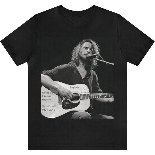 Chris Cornell T Shirt No One Sings Like You Anymore Say Hello 2 Heaven-image
