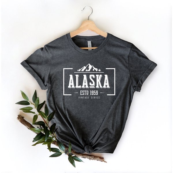 Alaska State T-Shirt - Souvenir Design-image