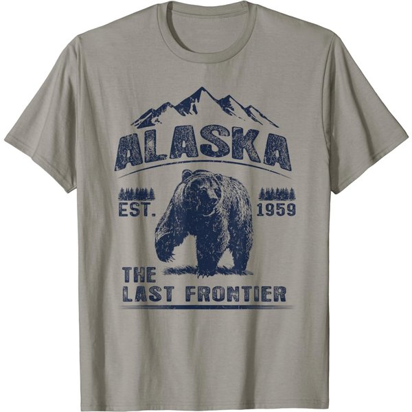 Bear Alaska Shirt, Alaska The Last Frontier Shirt-image