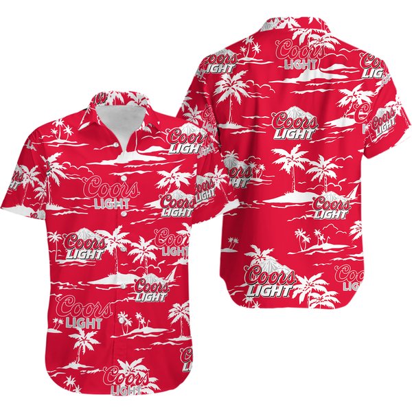 Ccoors Light Beach Pattern Hawaiian Shirt-image