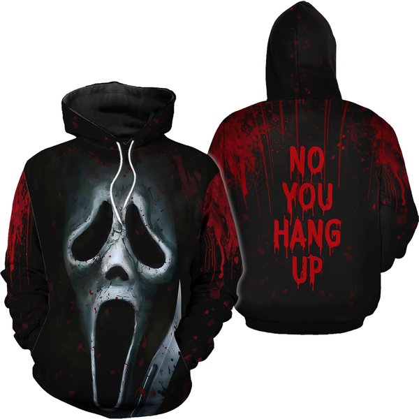 Ghost Face 3D Hoodies, Scary Movie Gift-image