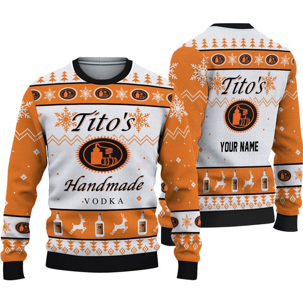 Christmas Ugly Titos Christmas Sweater-image