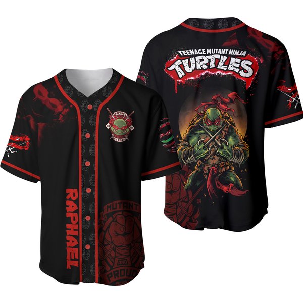 Raphael Teenage Mutant Ninja Turtles Baseball Jersey-image