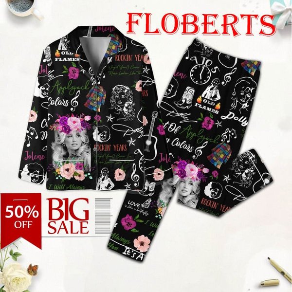 Have A Holly Dolly Chritmas Pajamas Set,In Dolly We Trust-image