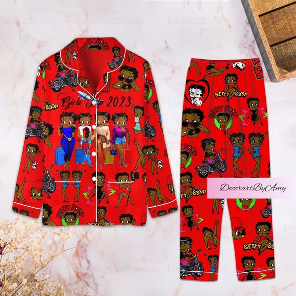 Christmas Betty Boop Pajamas, Betty Boop Pajama-image
