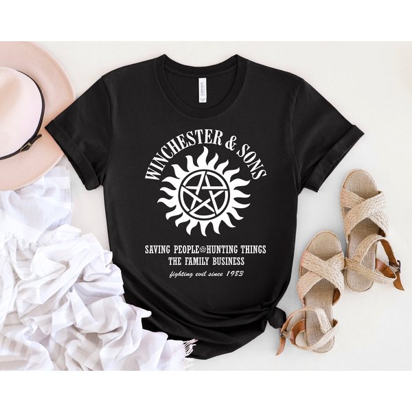 Supernatural Winchesters & Sons T-Shirt, Supernatural-image