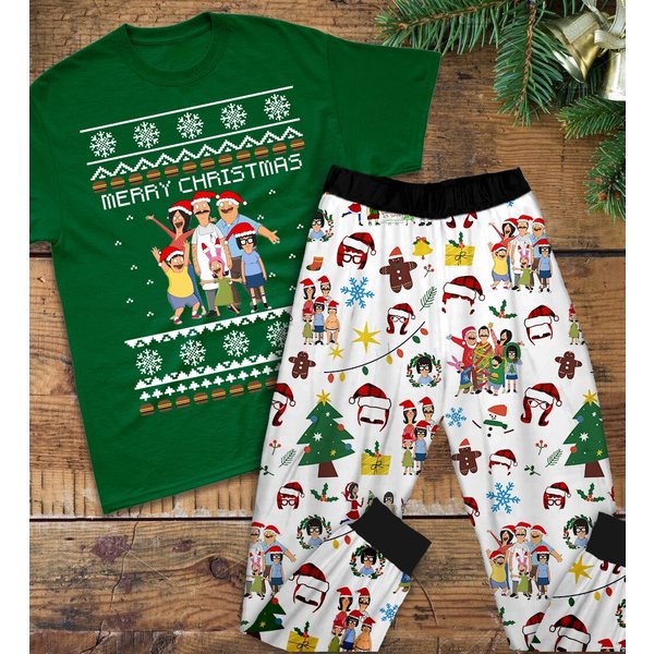 Bob's Family Christmas Pajamas, Bob's Family Holiday Pajamas, Bob's Family Family Pajamas