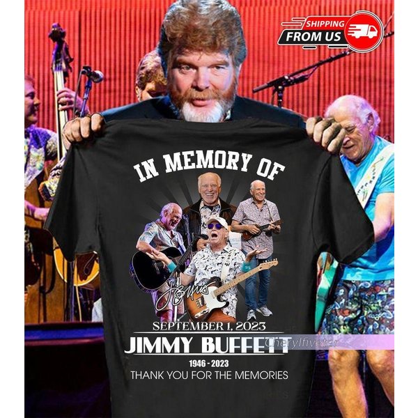 In Memory Of September 1 2023 Jimmy Buffett 1946 2023 Thank You Shirt-image