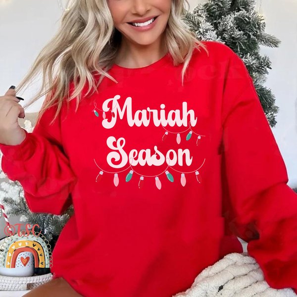 Mariah Season Crewneck Christmas Sweater-image