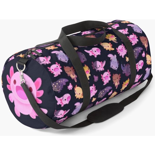 Happy Axolotl Duffel Bag-image