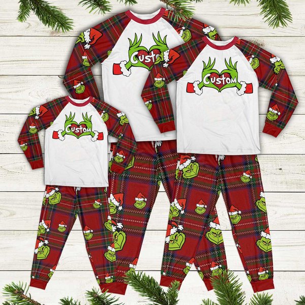 Funny Family Christmas Pajamas Set-image