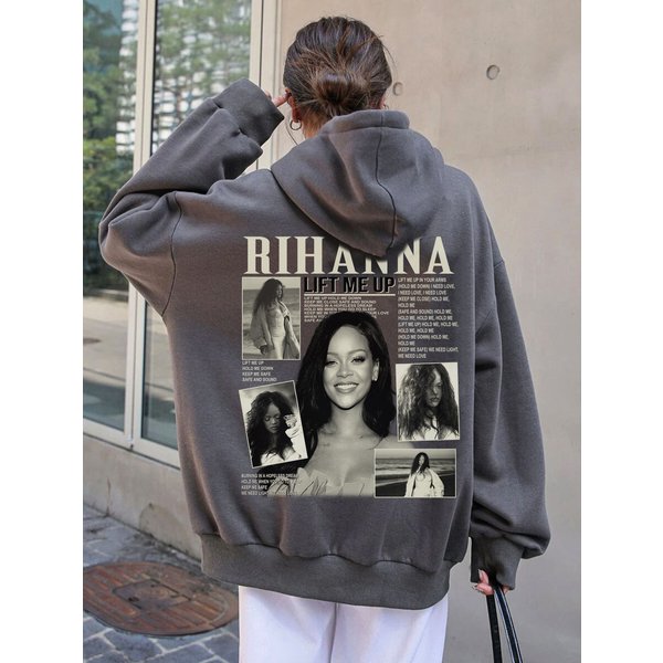 Rihanna Hoodie, Rihanna Lift Me Up Hoodie-image