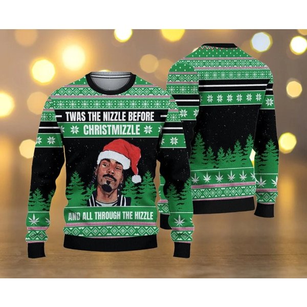 Snoop Dogg Ugly Christmas Sweater, Merry Christmas Sweater 2023-image