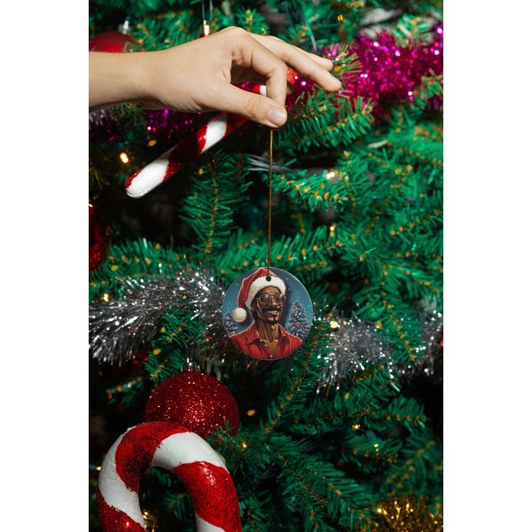 Snoop Dogg Christmas Ornament