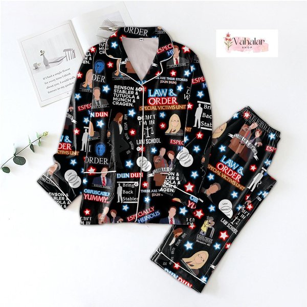 Law And Order Pajamas Set-image