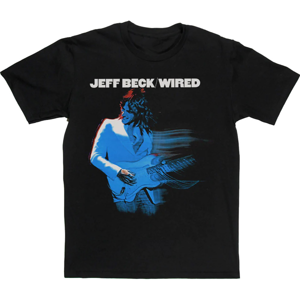 Wired Jeff Beck Music Black T-Shirt-image