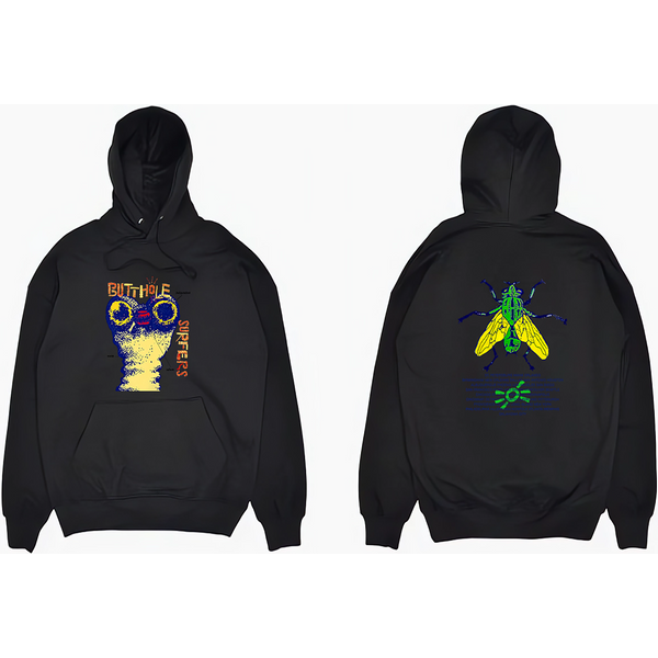 Butthole Surfers Independent Worm Saloon Tour 1993 Concert Double Sided Hoodies-image
