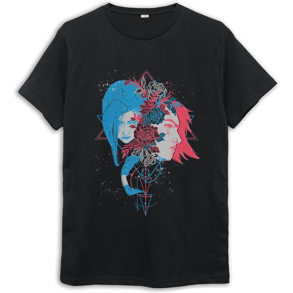Arcane Jinx And Vi Art T-Shirt / Men's Women's-image