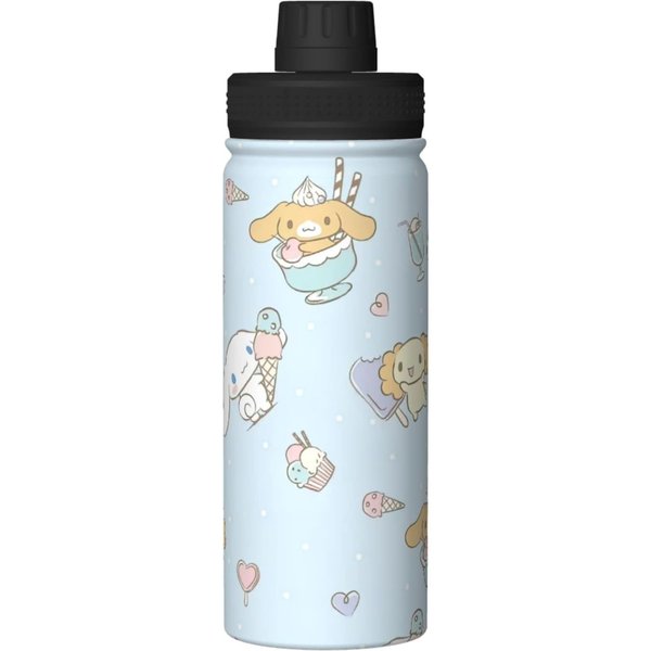 Cinnamoroll Stainless Steel Water Bottles Sports Lid-image