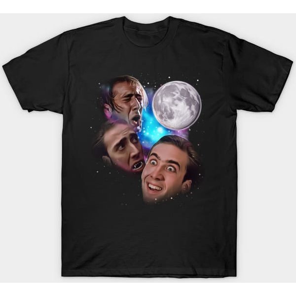 Nic Cage Howl At The Moon - Nic Cage - T-Shirt-image