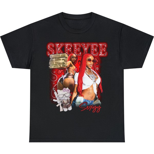Sexxy Red Tour 2023, Skeeyee Vintage Bootleg Rap Tee