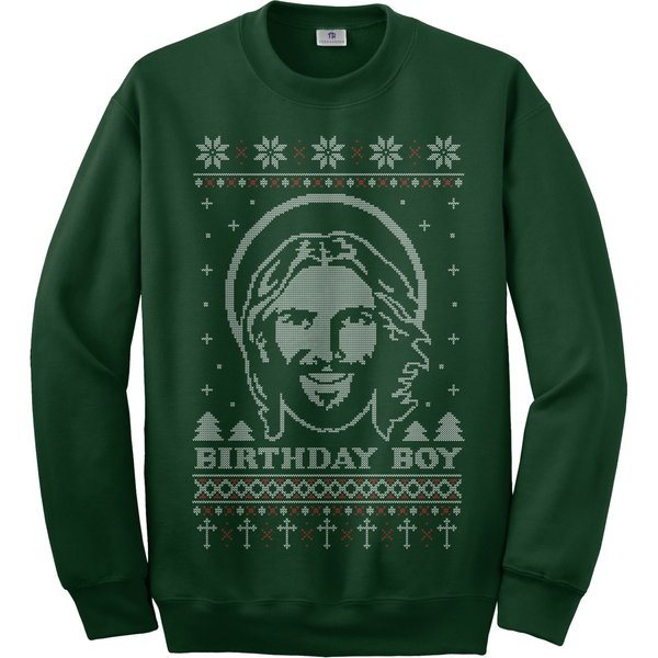 Birthday Boy Jesus Ugly Christmas Sweater Unisex Adult-image