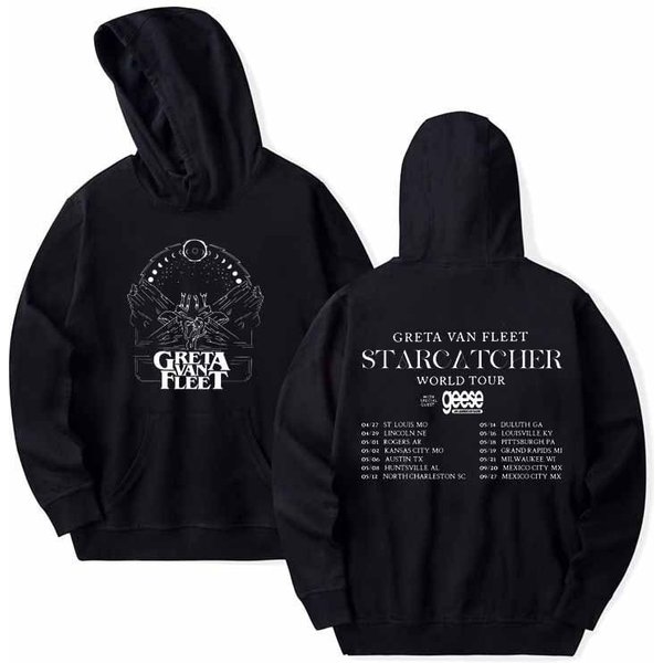 Greta Van Fleet Tour 2024 Hoodie, Greta Van Fleet Hoodie-image