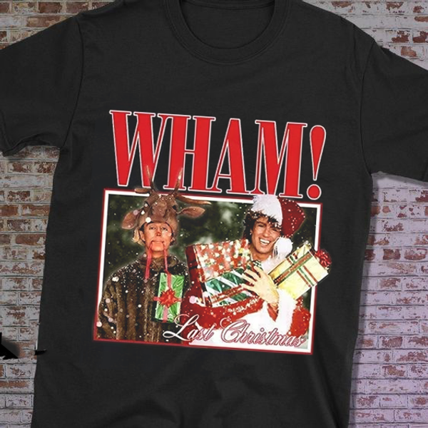 Wham Last Christmas- George Michael Wham Last Christmas T Shirt-image