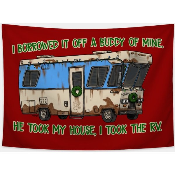 I Took The Rv - Christmas Vacation - Tapestry-image