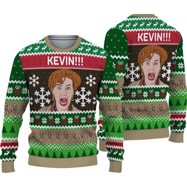 Kevin!!! Home Alone Ugly Christmas Sweater-image