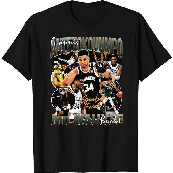 Limited Giannis Antetoko Vintage 90S T-Shirt-image