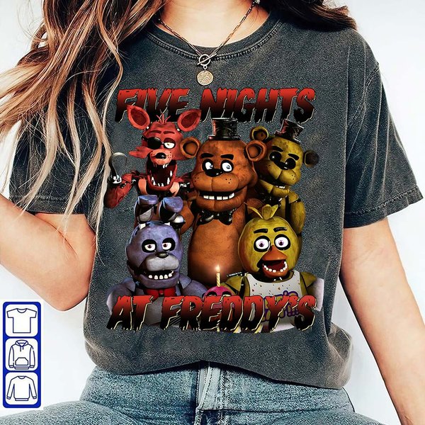 Five Nights At Freddy's Vintage T-Shirt-image