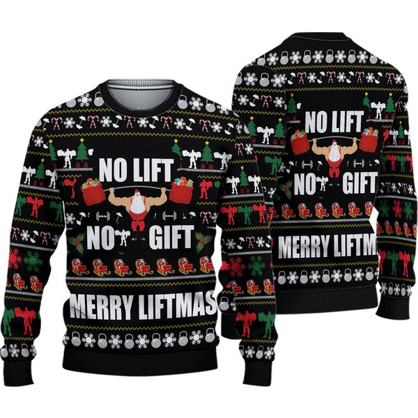 Merry Liftmas Ugly Christmas Sweater-image