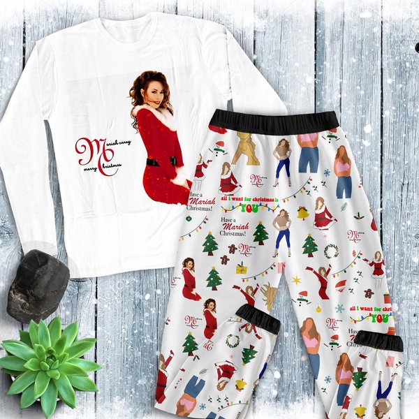 All I Want Christmas Is For You Pajamas, Mariah Carey Holiday Pajamas