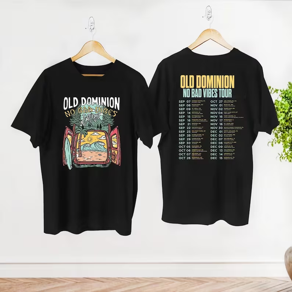 Old Dominion No Bad Vibes Tour 2023 T-Shirt-image